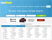 Tablet Screenshot of carsdesk.com